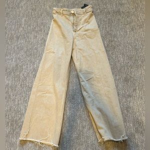Zara the marine straight beige jeans Size 2